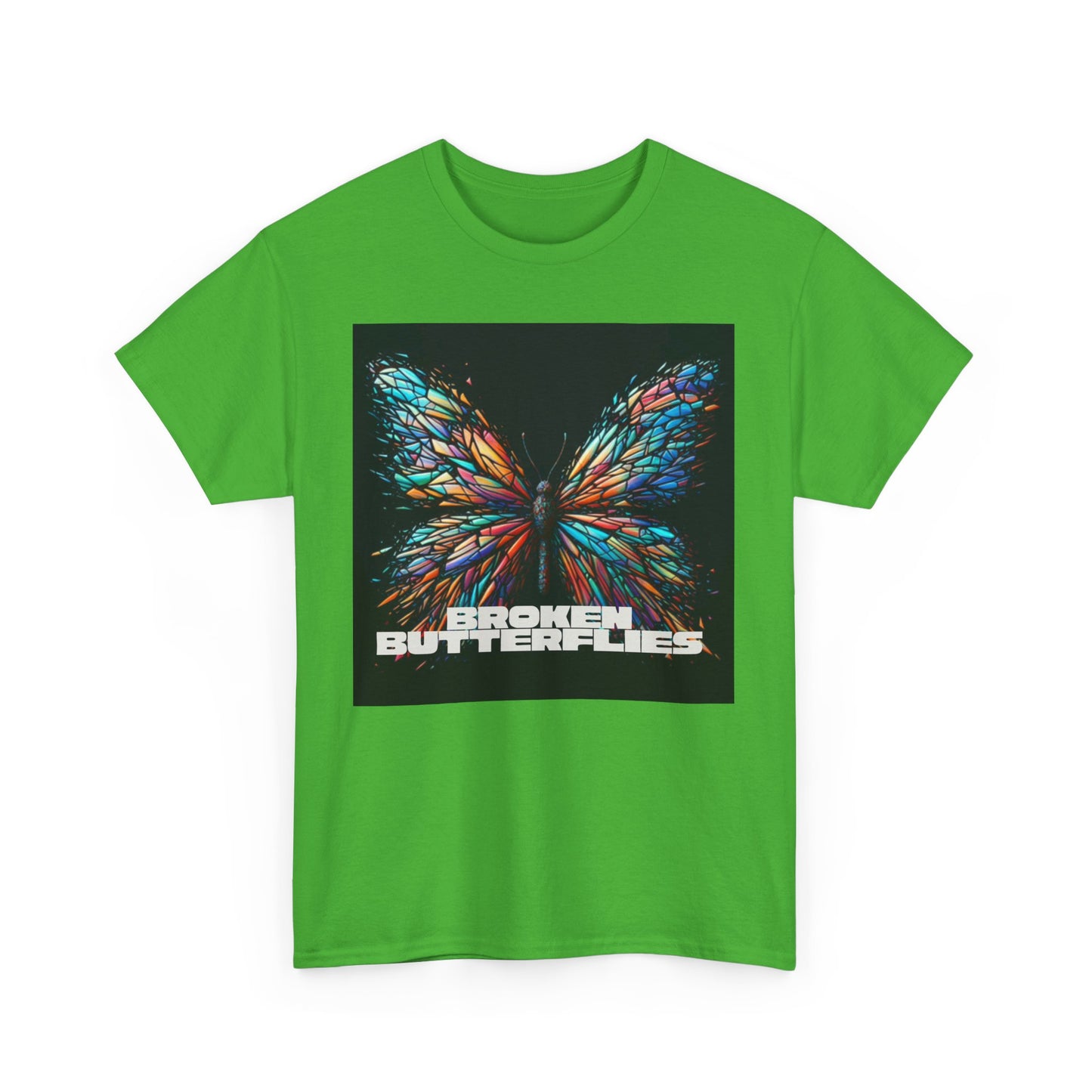 Vibrant Butterfly Tee - Bold Graphic Unisex Cotton T-Shirt, Casual Wear, Gift for Nature Lovers, Unique Fashion Piece, Summer Outing
