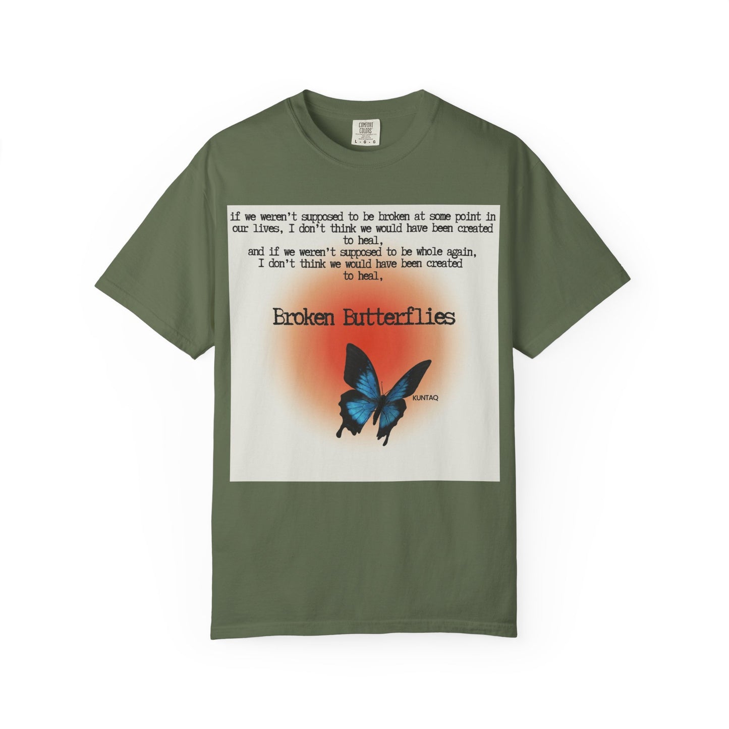 Broken Butterflies Unisex T-Shirt, Inspirational Graphic Tee, Gift for Nature Lovers, Casual Wear, Unique Statement Shirt