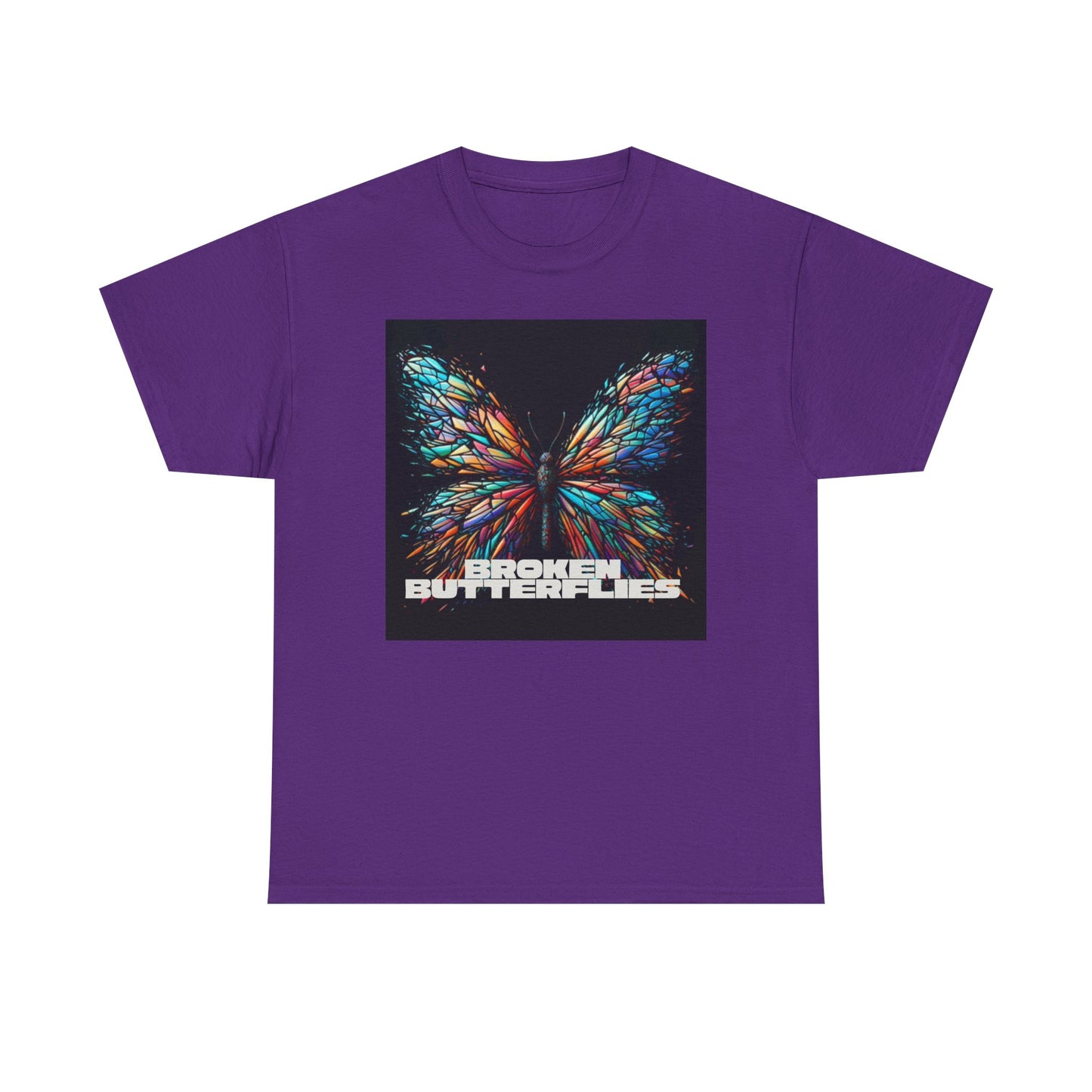 Vibrant Butterfly Tee - Bold Graphic Unisex Cotton T-Shirt, Casual Wear, Gift for Nature Lovers, Unique Fashion Piece, Summer Outing