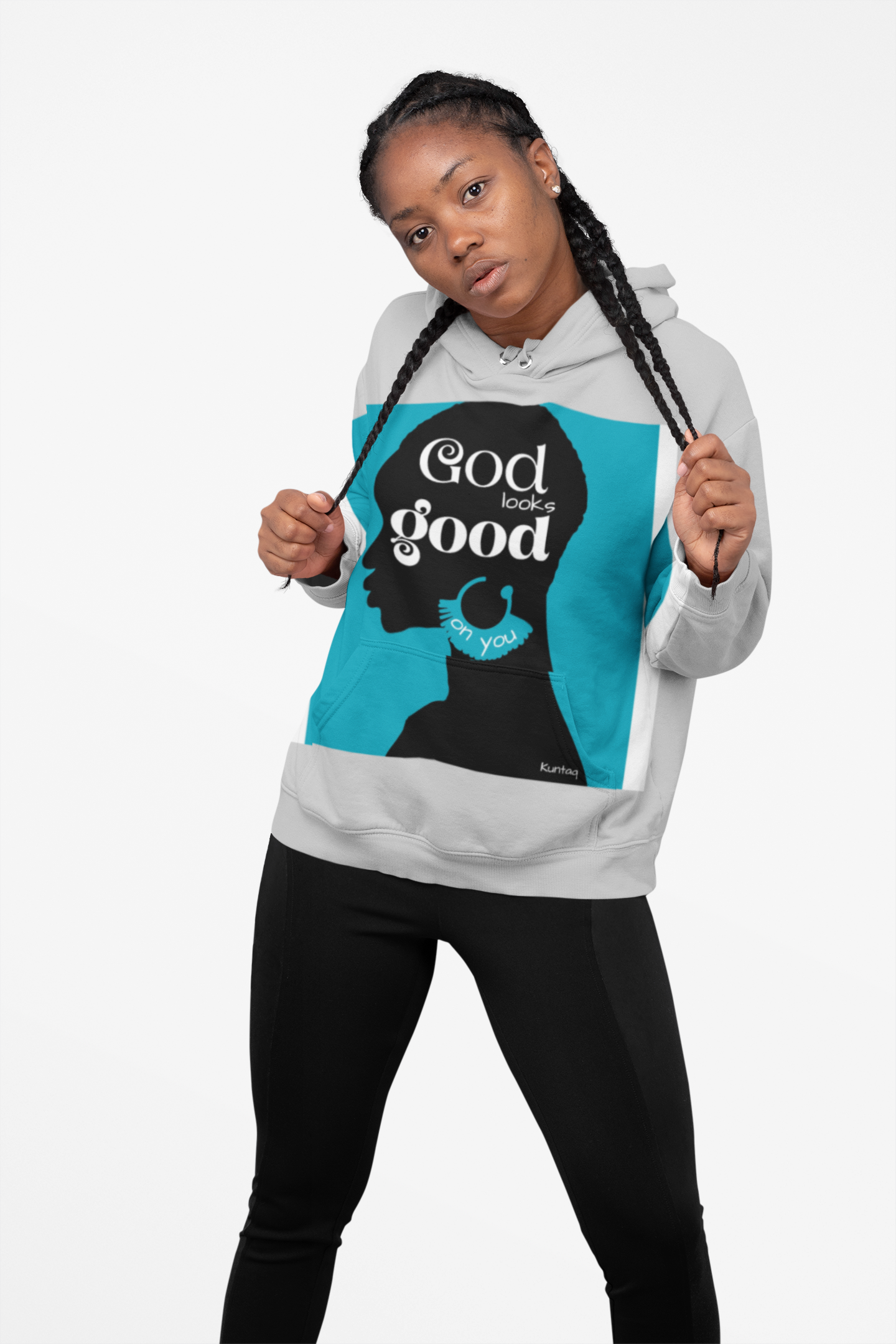 God is Good Inspirational Hoodie | Unisex Heavy Blend Sweatshirt for Everyday Wear, Gifting, Motivational Apparel, Cozy Style