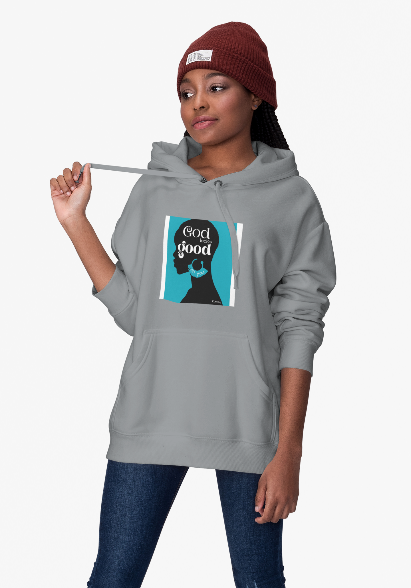 God is Good Inspirational Hoodie | Unisex Heavy Blend Sweatshirt for Everyday Wear, Gifting, Motivational Apparel, Cozy Style
