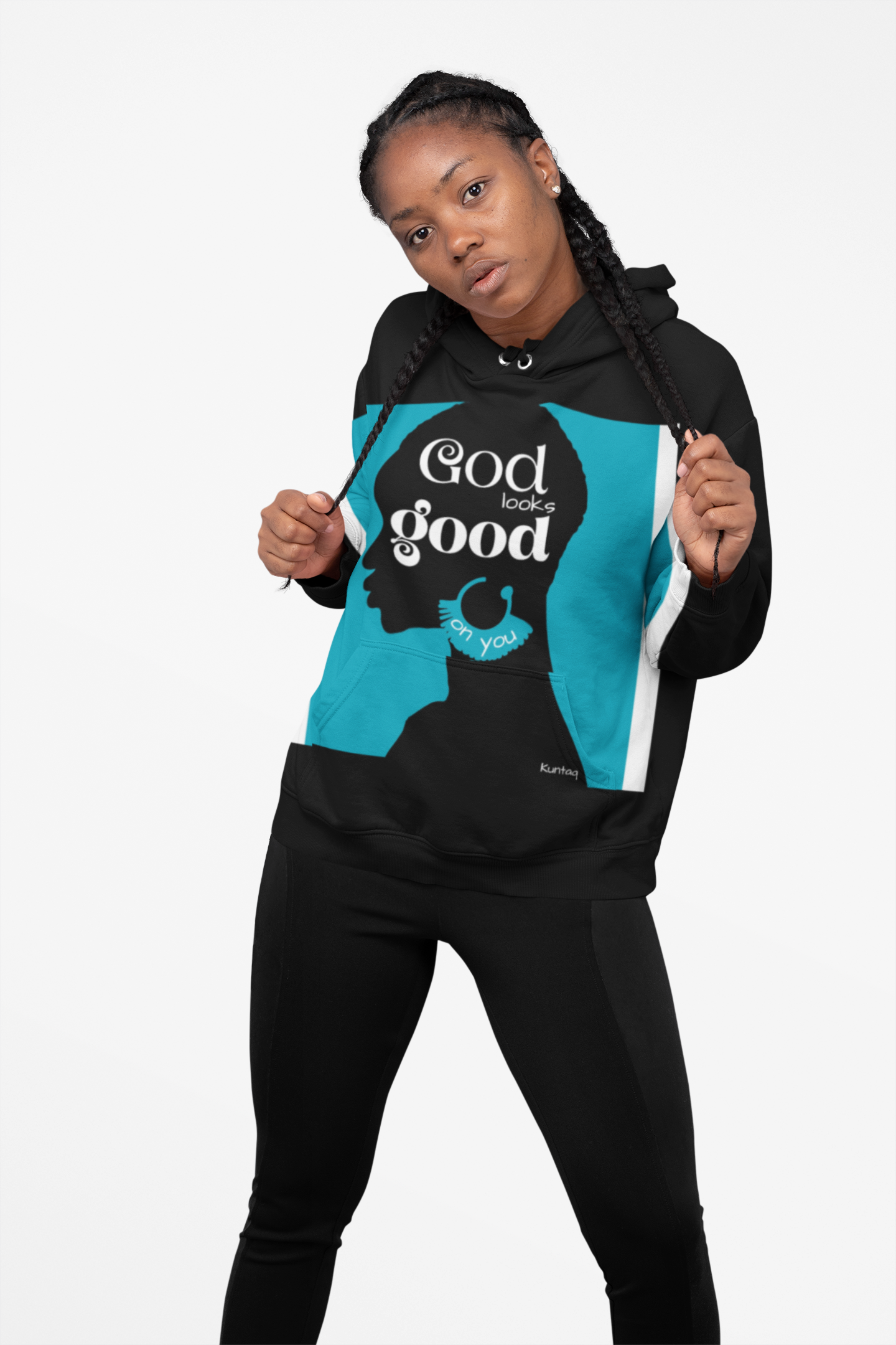 God is Good Inspirational Hoodie | Unisex Heavy Blend Sweatshirt for Everyday Wear, Gifting, Motivational Apparel, Cozy Style