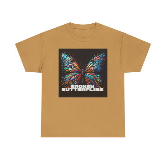 Vibrant Butterfly Tee - Bold Graphic Unisex Cotton T-Shirt, Casual Wear, Gift for Nature Lovers, Unique Fashion Piece, Summer Outing