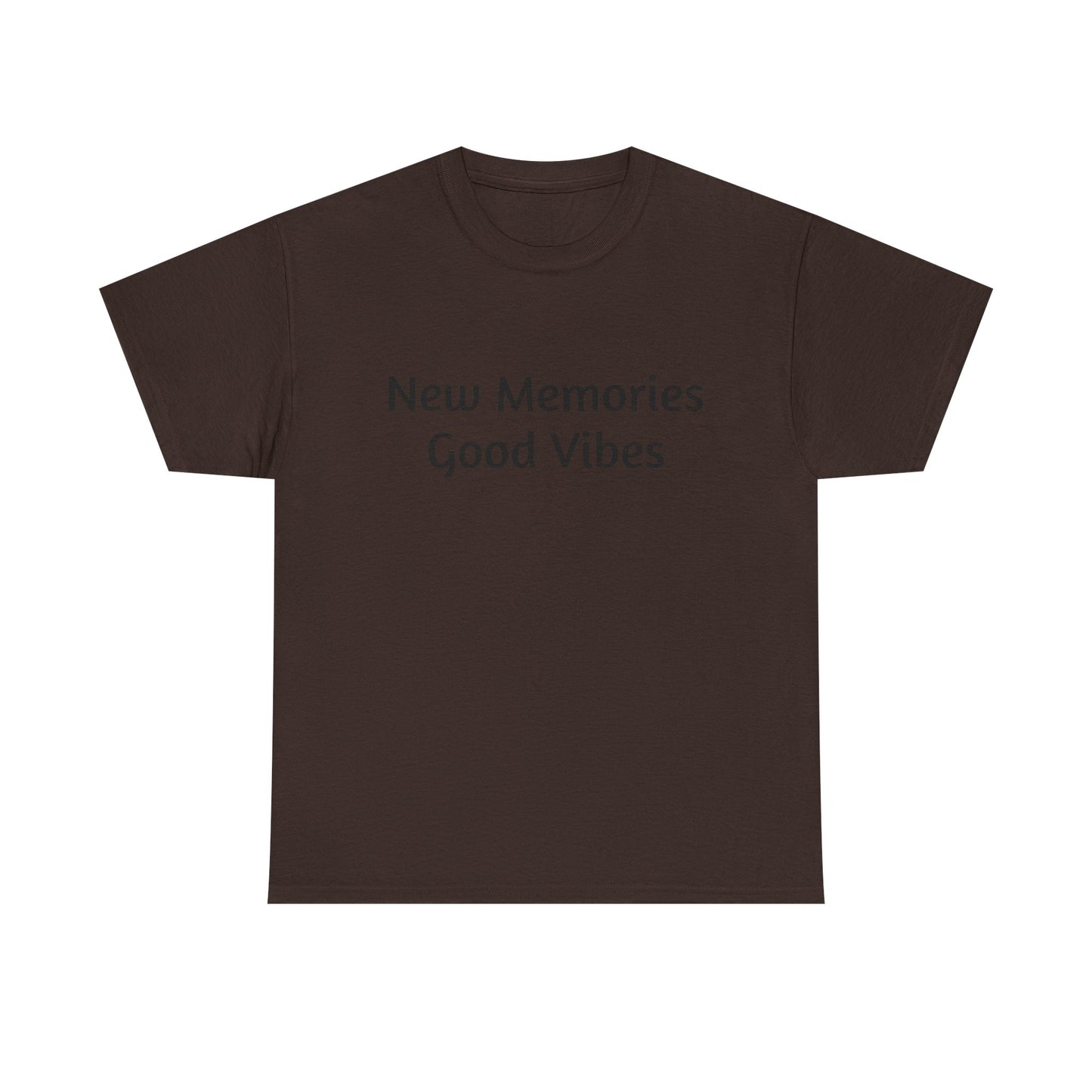 Good Vibes Unisex Heavy Cotton Tee - Casual Feel-Good Shirt