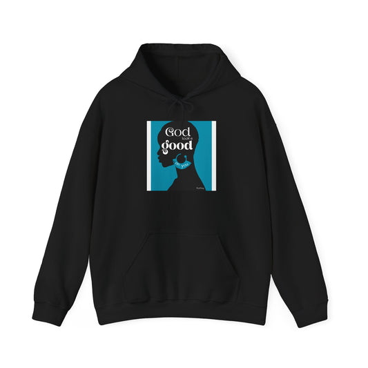 God is Good Inspirational Hoodie | Unisex Heavy Blend Sweatshirt for Everyday Wear, Gifting, Motivational Apparel, Cozy Style
