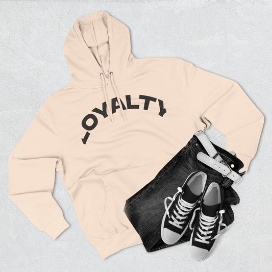 Loyalty Fleece Hoodie, Cozy Sweatshirt Gift, Casual Wear, Warm Layer, Streetwear Style, Perfect for Family and Friends